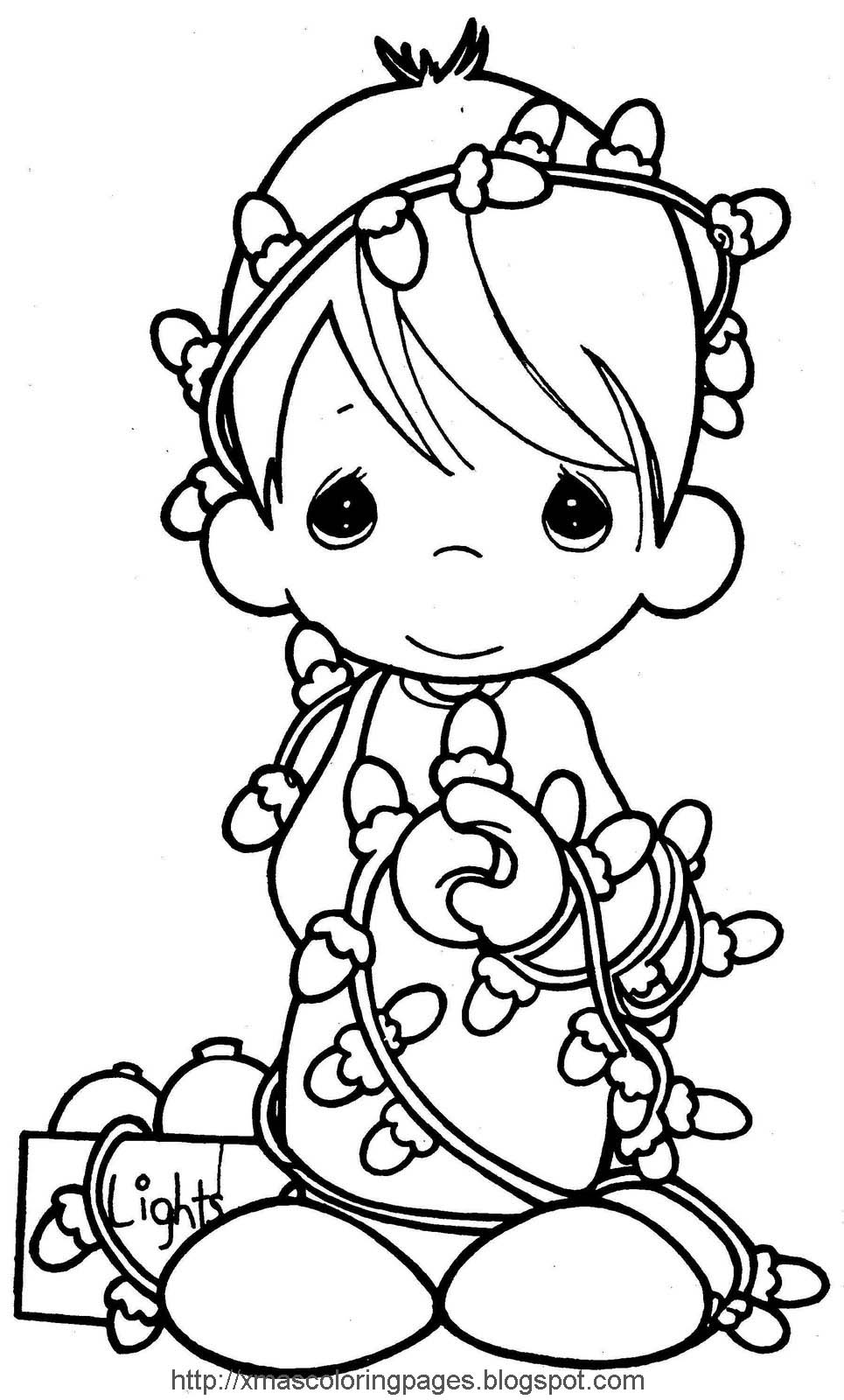 55 Angel Coloring Pages For Christmas 29