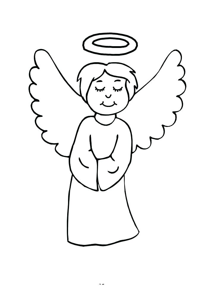 55 Angel Coloring Pages For Christmas 77