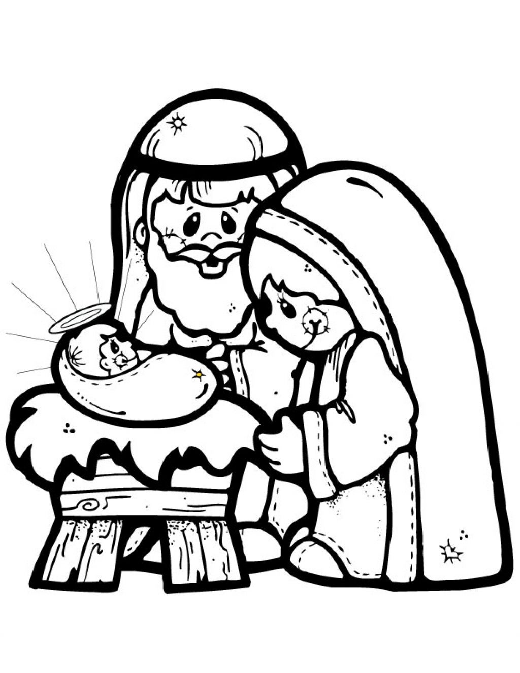 65 Nativity Coloring Sheets 16