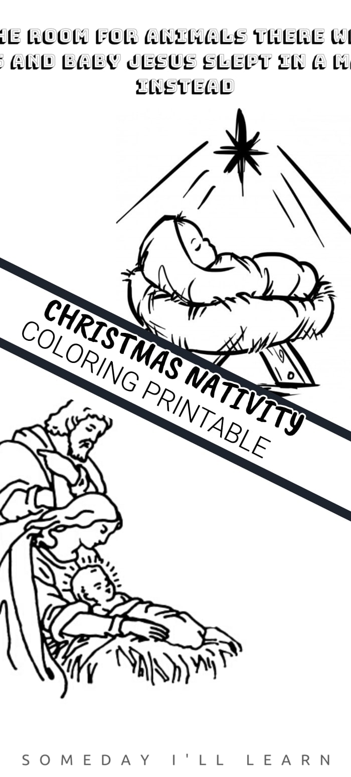 65 Nativity Coloring Sheets 21