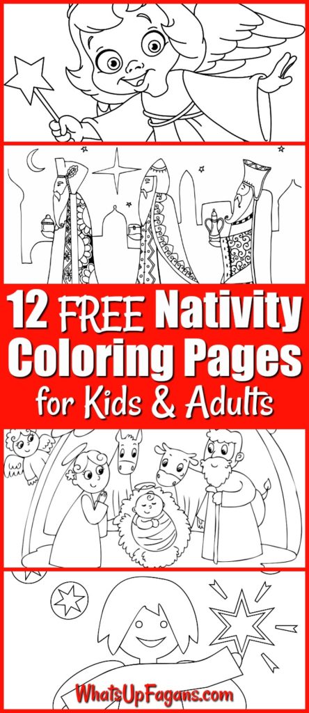 65 Nativity Coloring Sheets 35