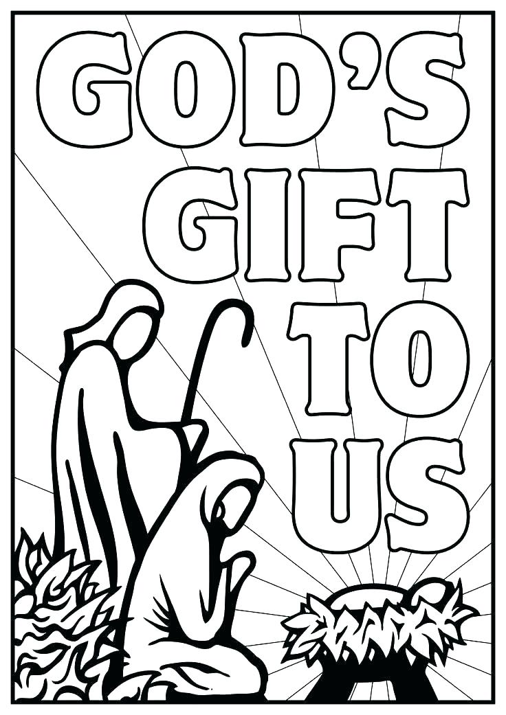 65 Nativity Coloring Sheets 38