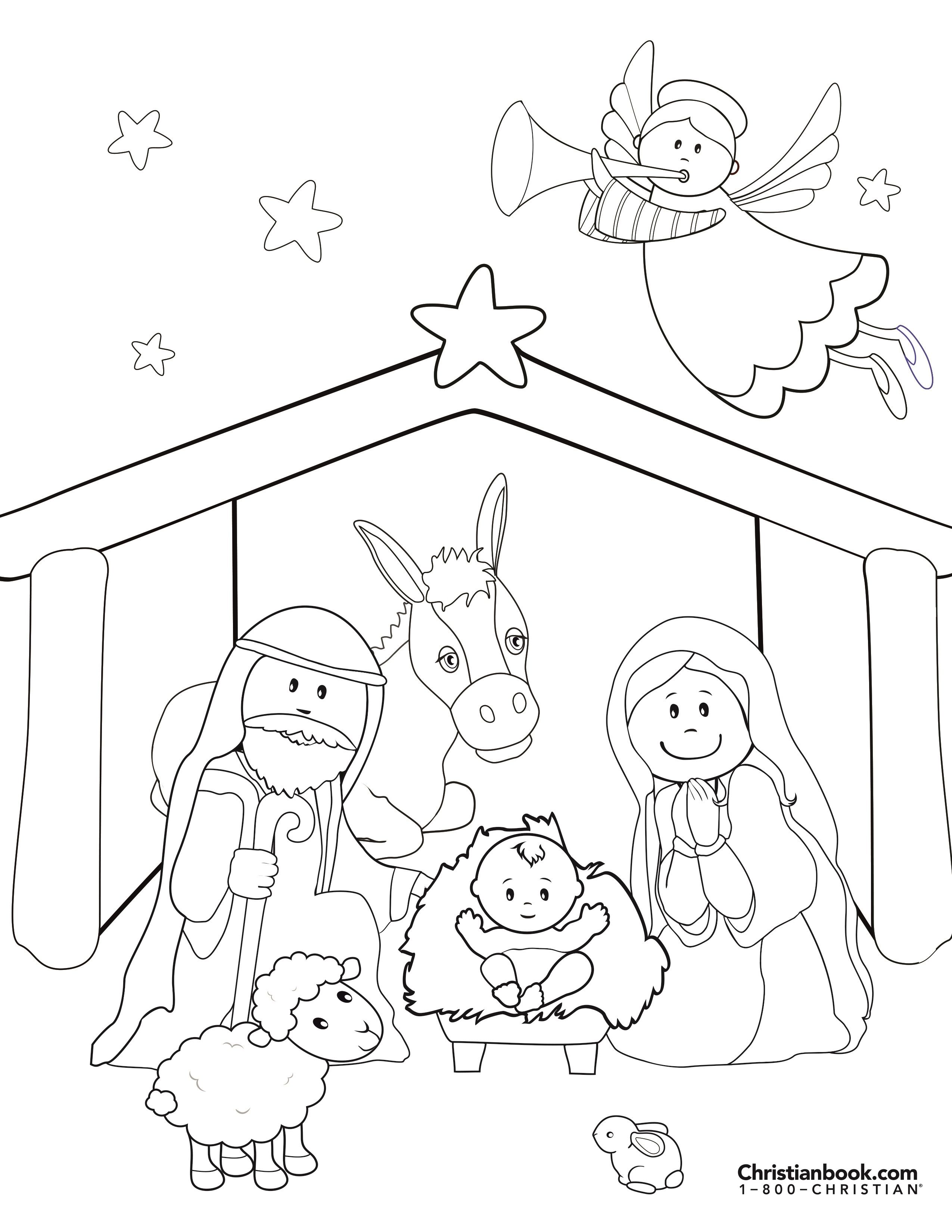 65 Nativity Coloring Sheets 39