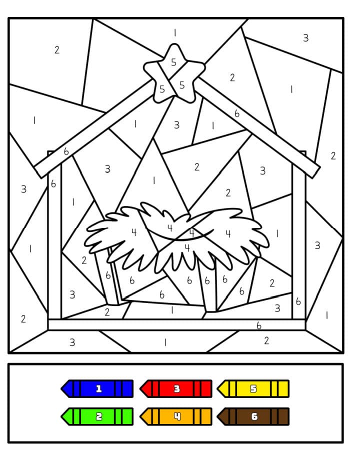 65 Nativity Coloring Sheets 46