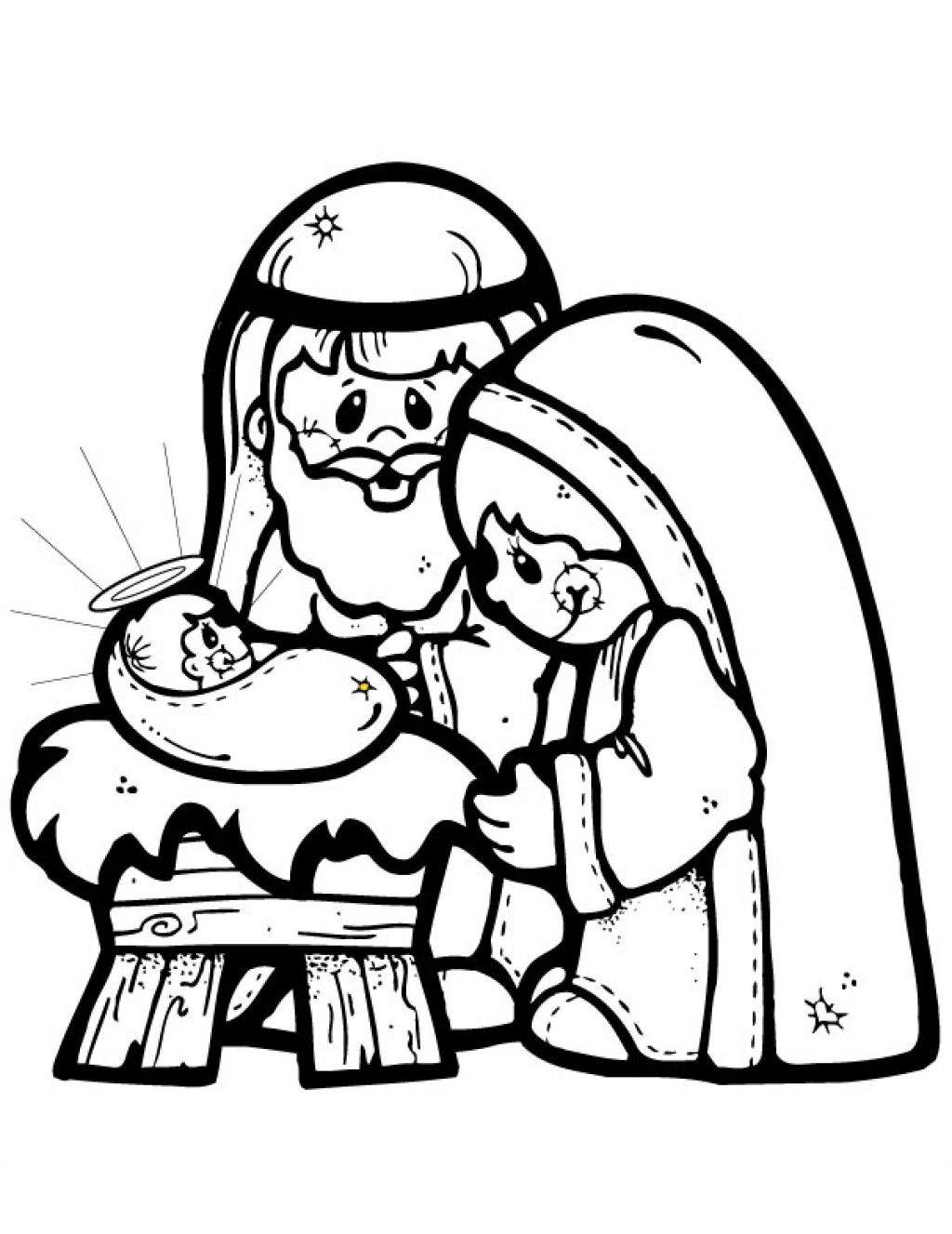 65 Nativity Coloring Sheets 48