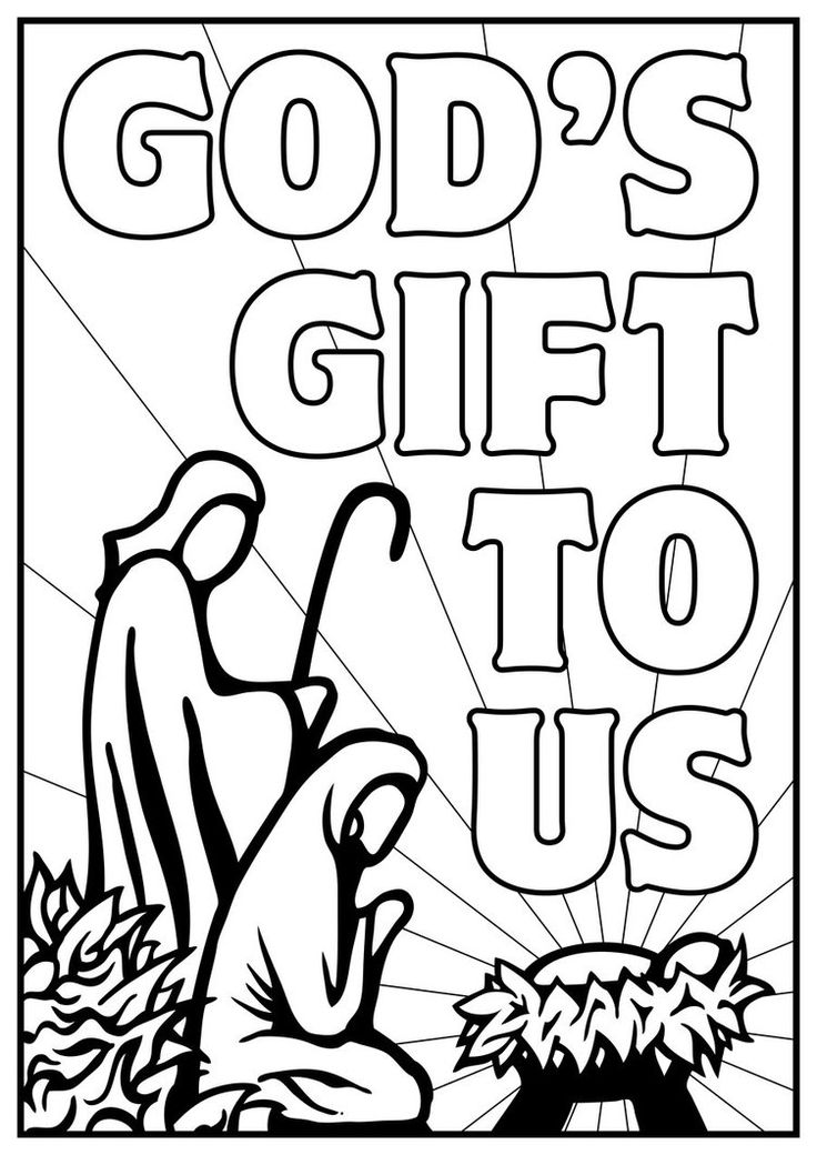 65 Nativity Coloring Sheets 54