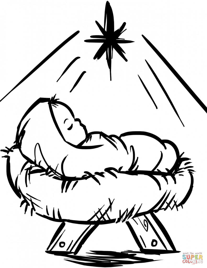 65 Nativity Coloring Sheets 57