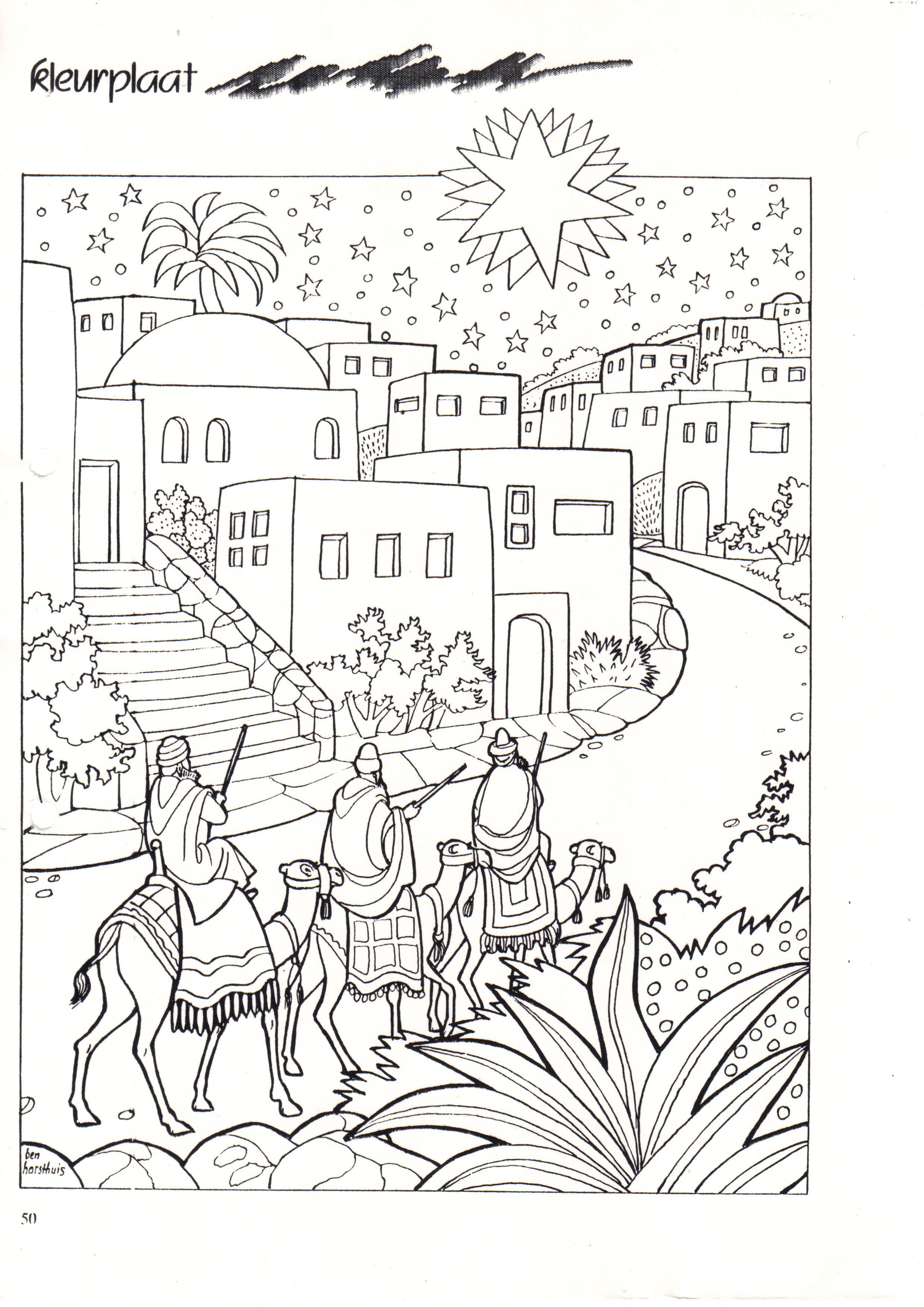 65 Nativity Coloring Sheets 60