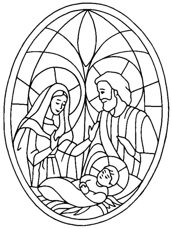 65 Nativity Coloring Sheets 64