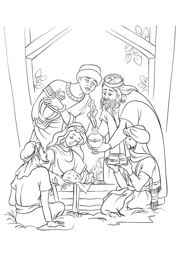 65 Nativity Coloring Sheets 65