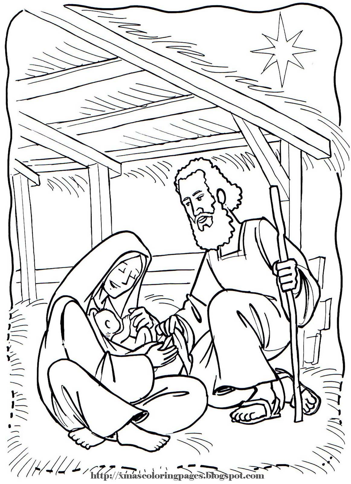 65 Nativity Coloring Sheets 72