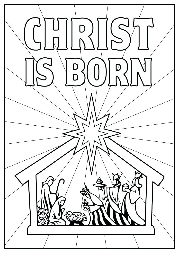 65 Nativity Coloring Sheets 79