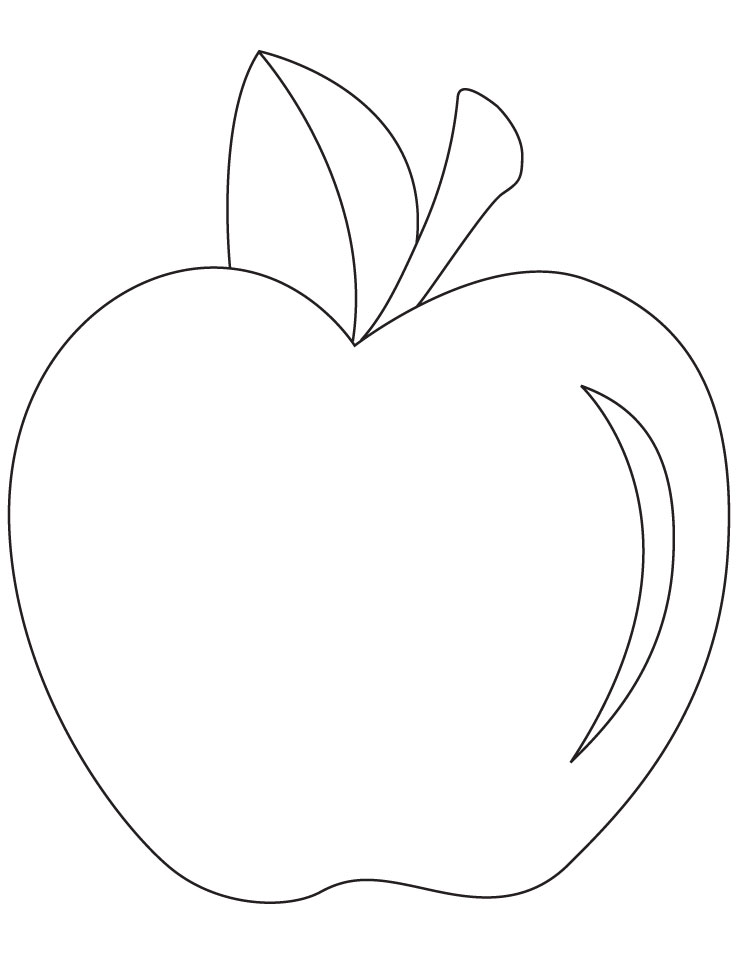 Apple Coloring Picture 24