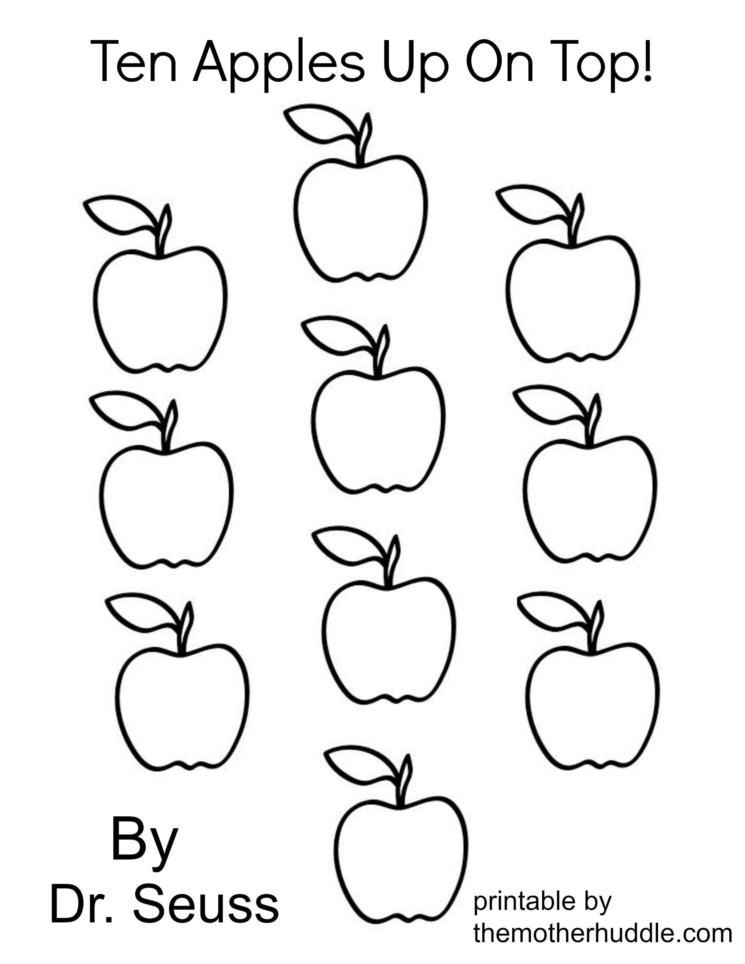 Apple Coloring Picture 25