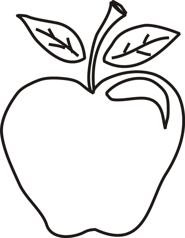 Apple Coloring Picture 27