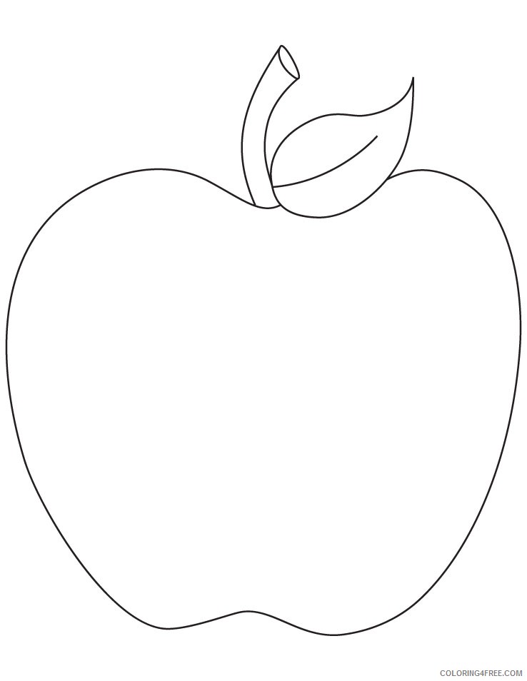 Apple Coloring Picture 32