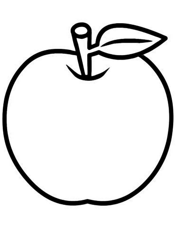 Apple Coloring Picture 38