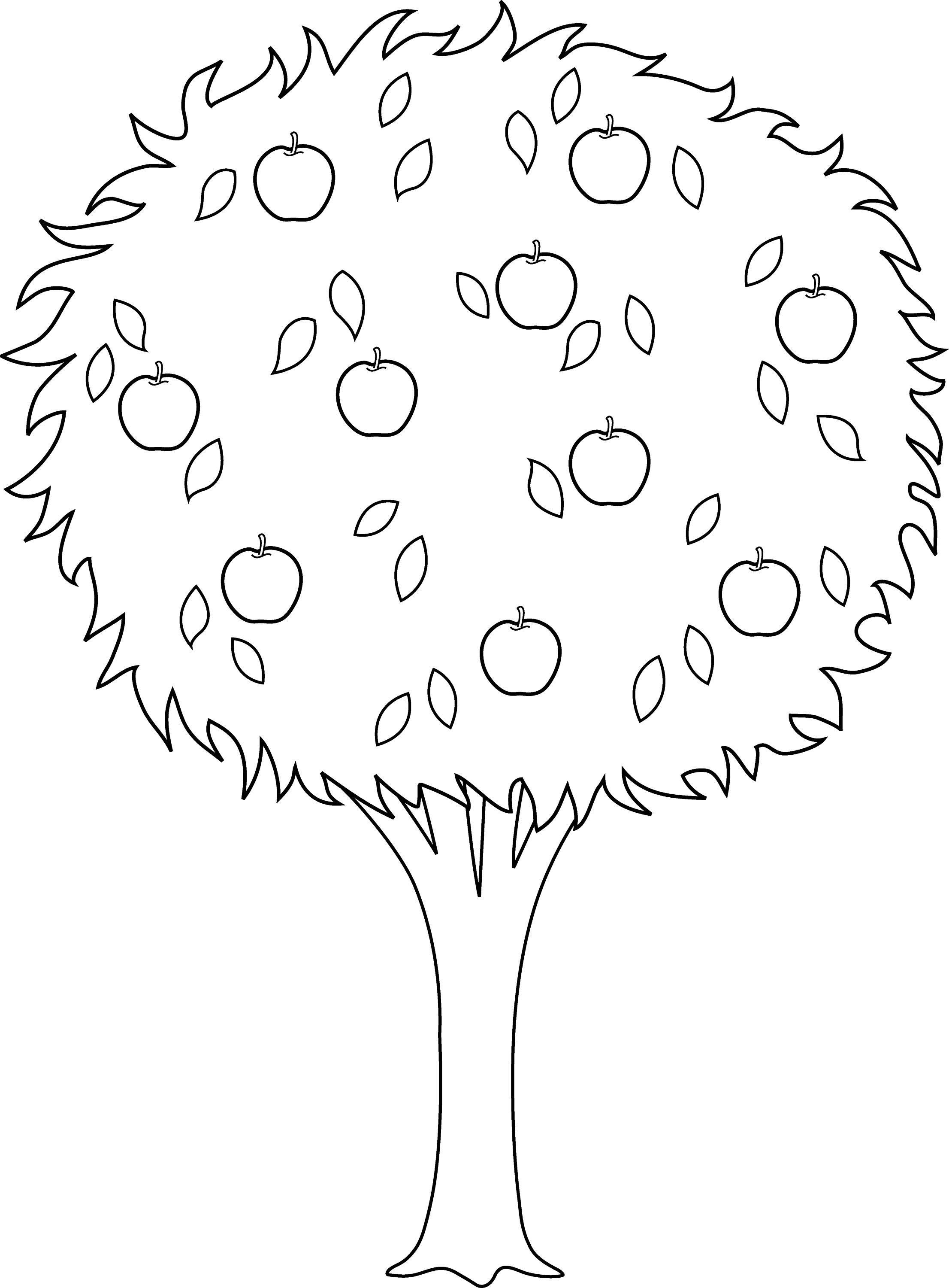 Apple Coloring Picture 40