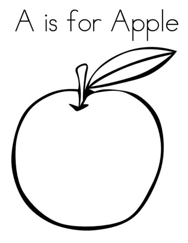 Apple Coloring Picture 43