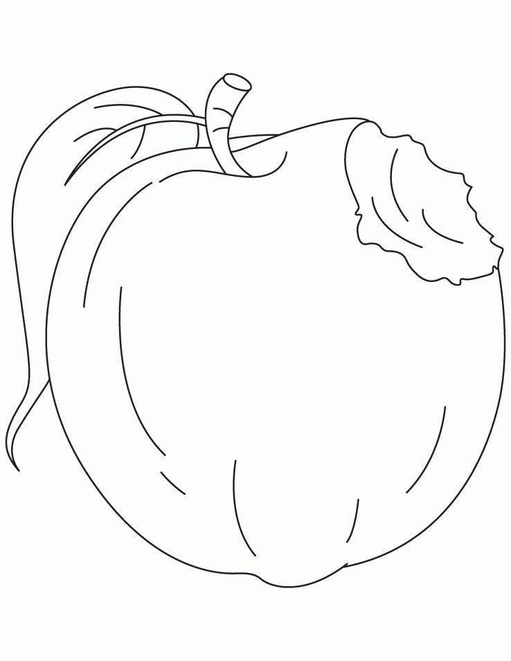 Apple Coloring Picture 44