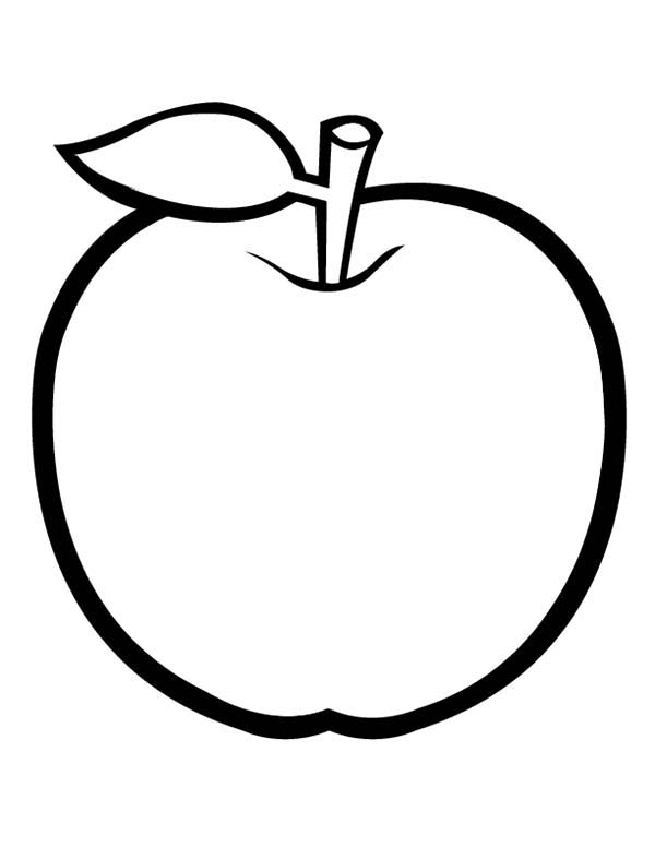 Apple Coloring Picture 48