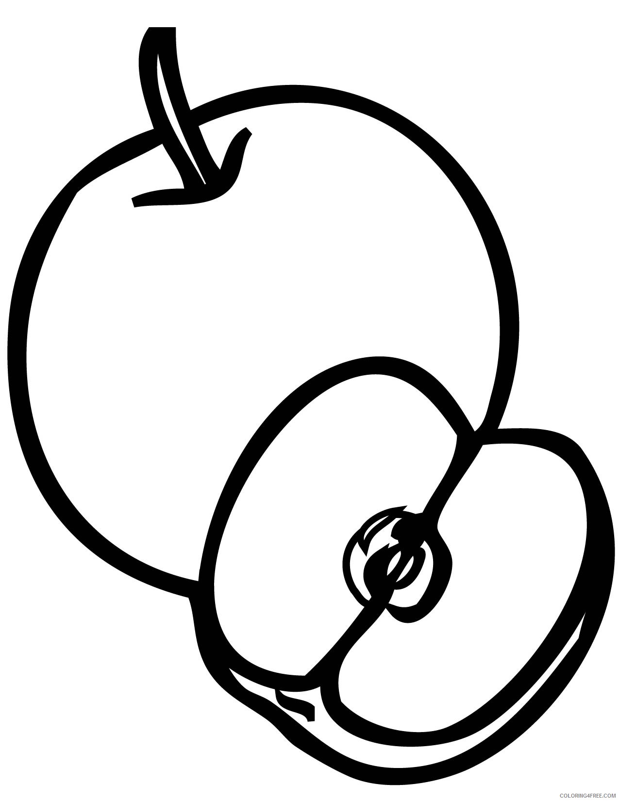 Apple Coloring Picture 49