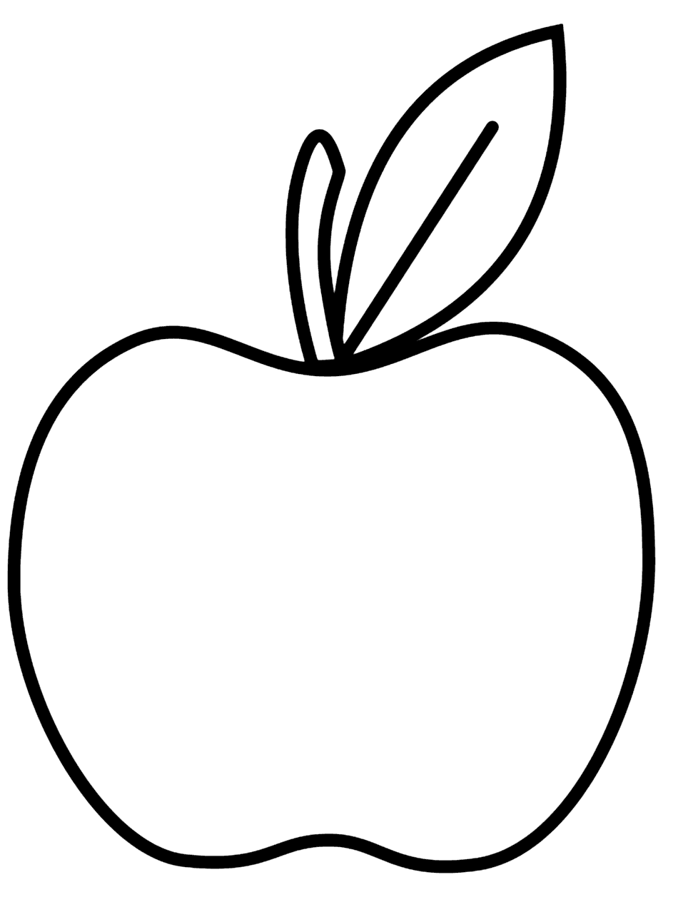 Apple Coloring Picture 71