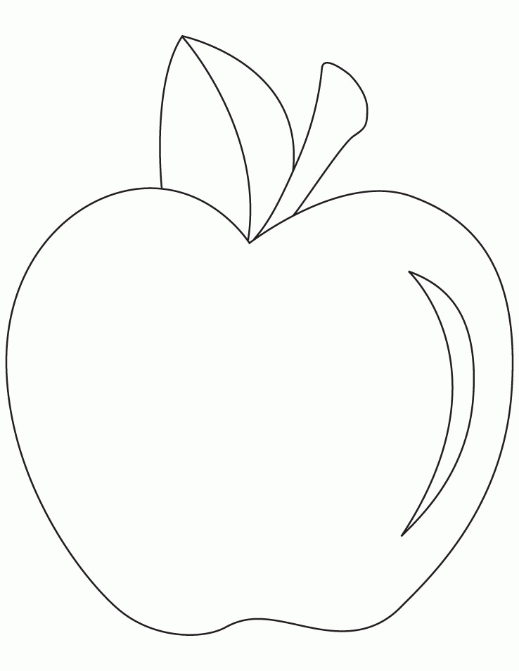 Apple Coloring Picture 75