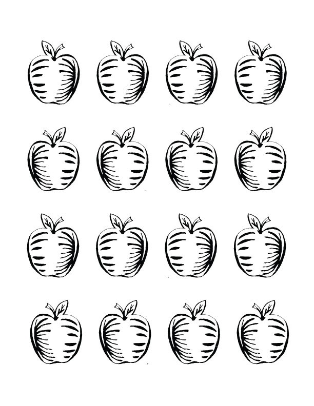 Apple Coloring Picture 80