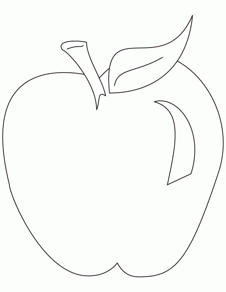 Apple Coloring Picture 82