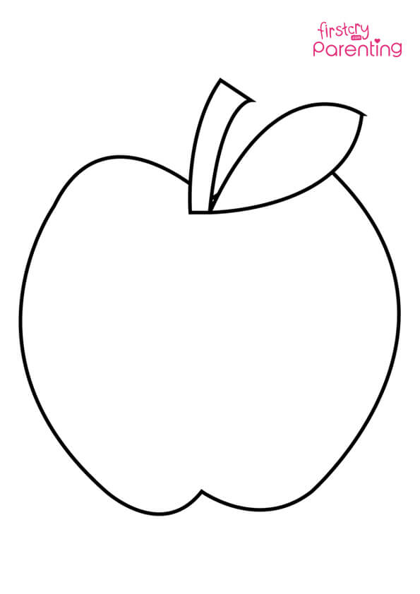 Apple Coloring Picture 85