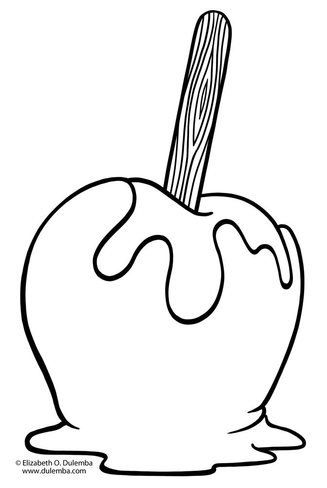 Apple Coloring Picture 89