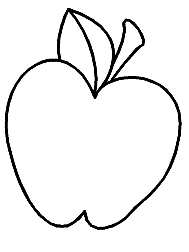 Apple Coloring Picture 92