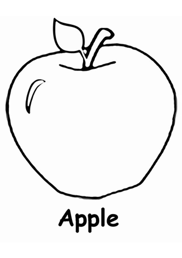 Apple Coloring Picture 93