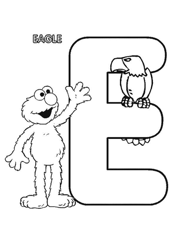 E Coloring Page 51