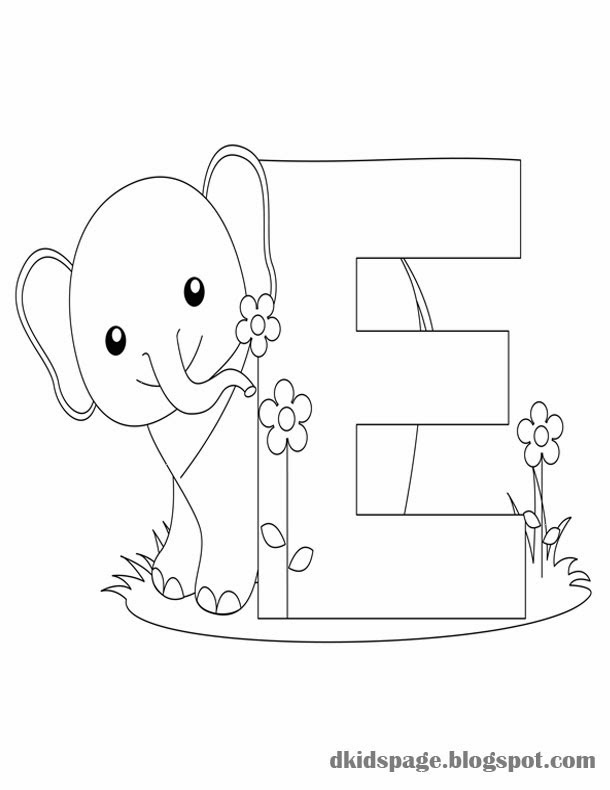 E Coloring Page 62