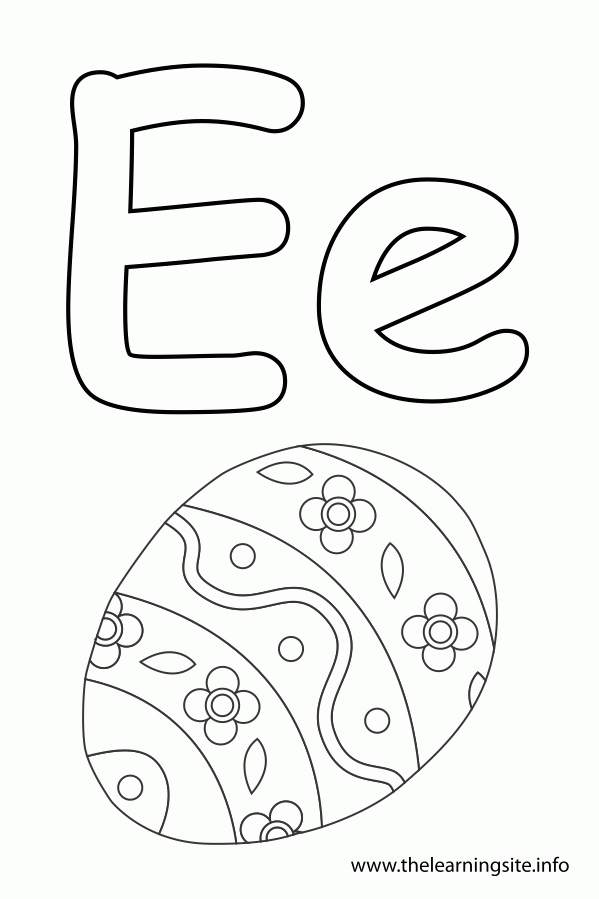 E Coloring Page 65