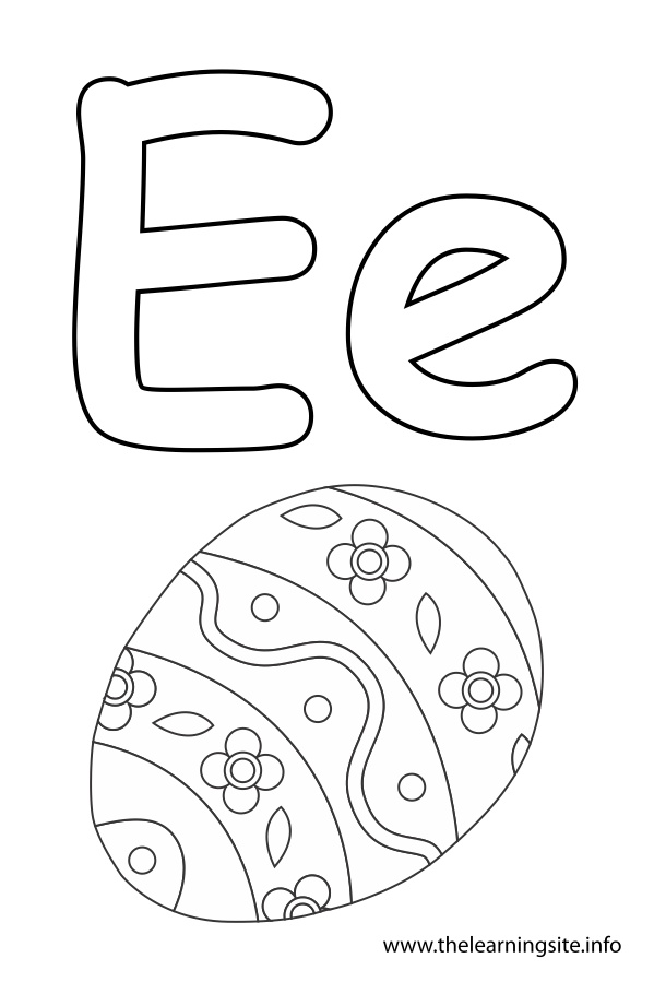 E Coloring Page 74