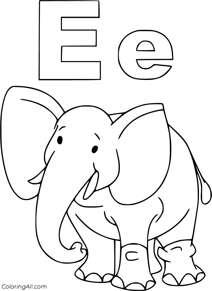 E Coloring Page 79