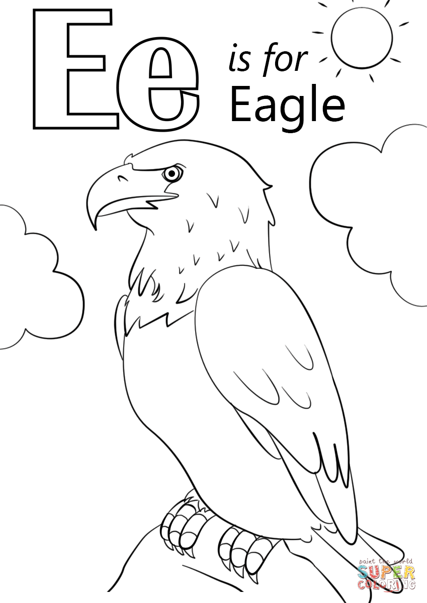 E Coloring Page 81