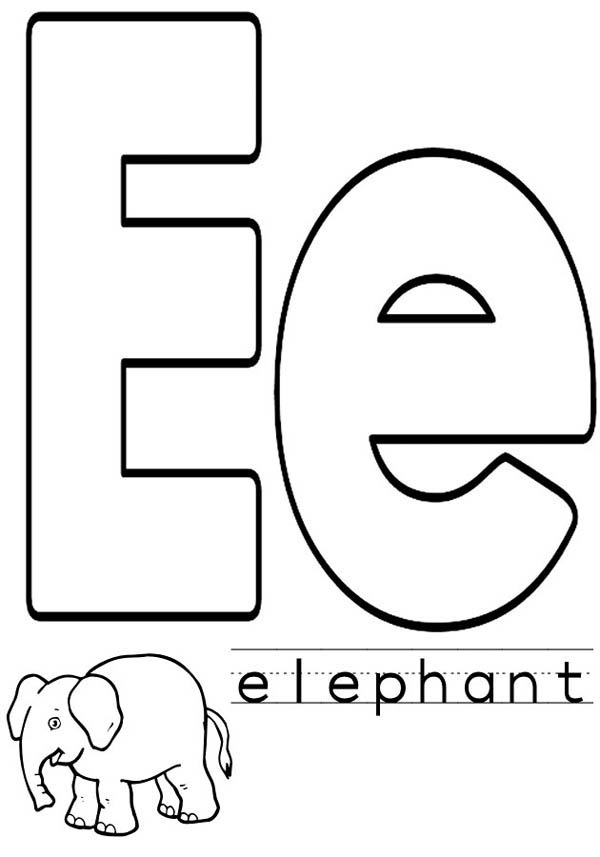 E Coloring Page 91