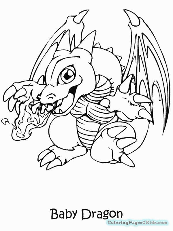 Fire Breathing Dragon Coloring Pages 50