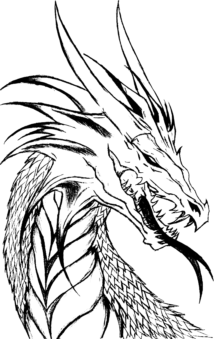 Fire Breathing Dragon Coloring Pages 9