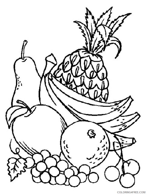 Fruits Coloring Pages Printable 11