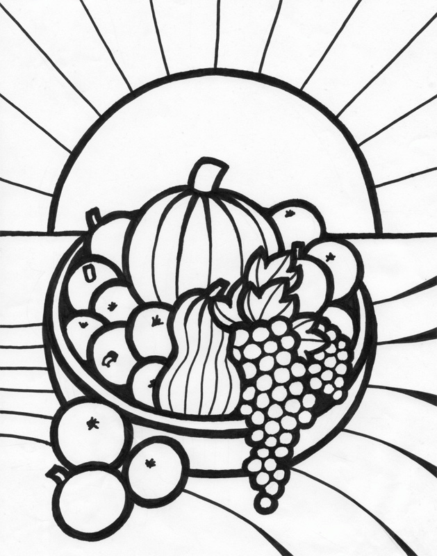 Fruits Coloring Pages Printable 17