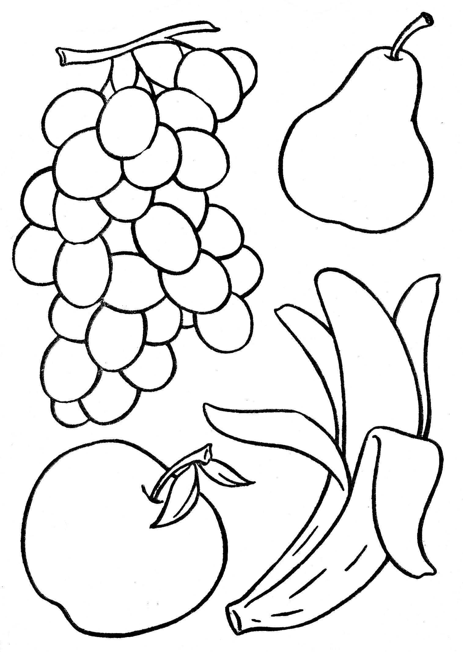 Fruits Coloring Pages Printable 53