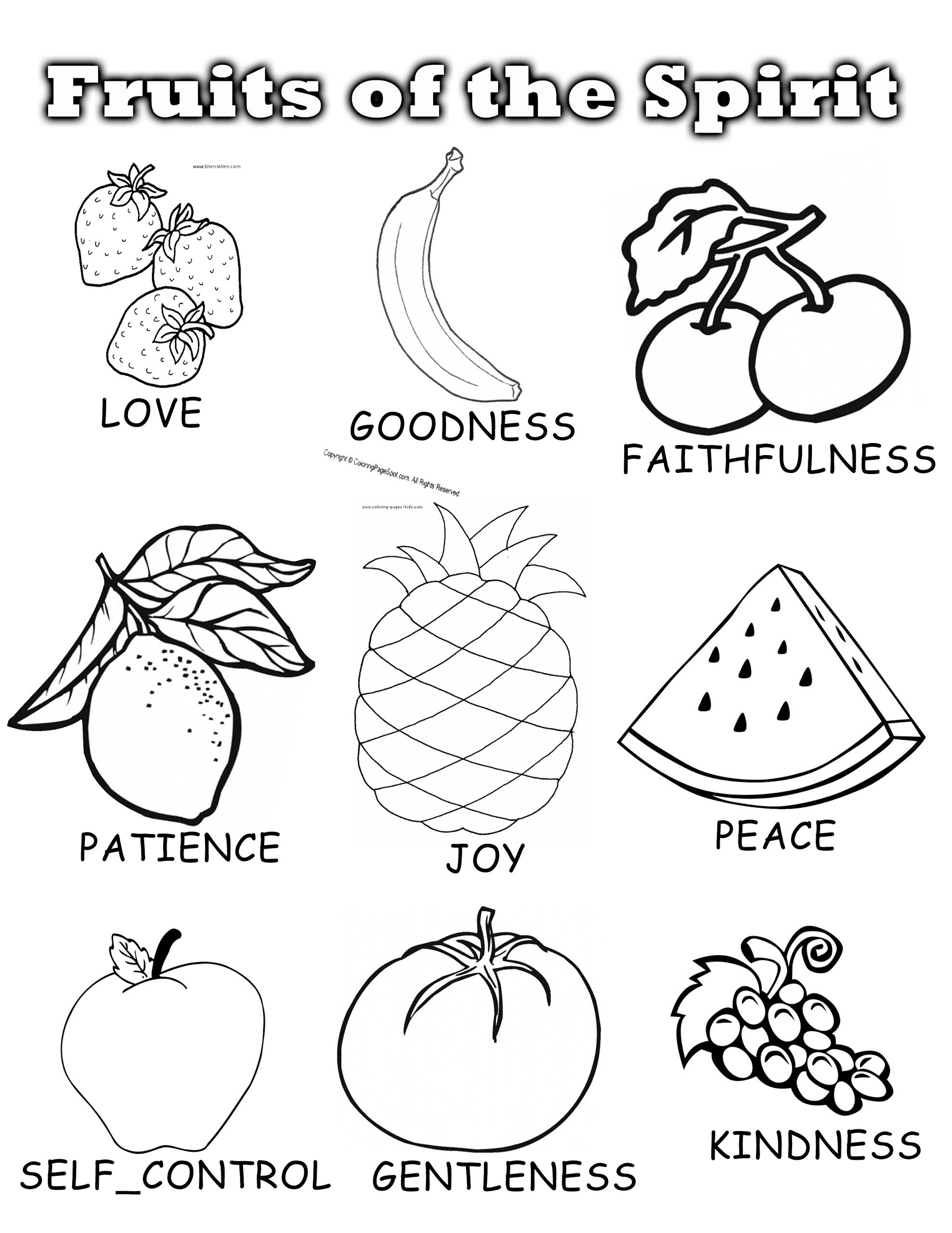 Fruits Coloring Pages Printable 56