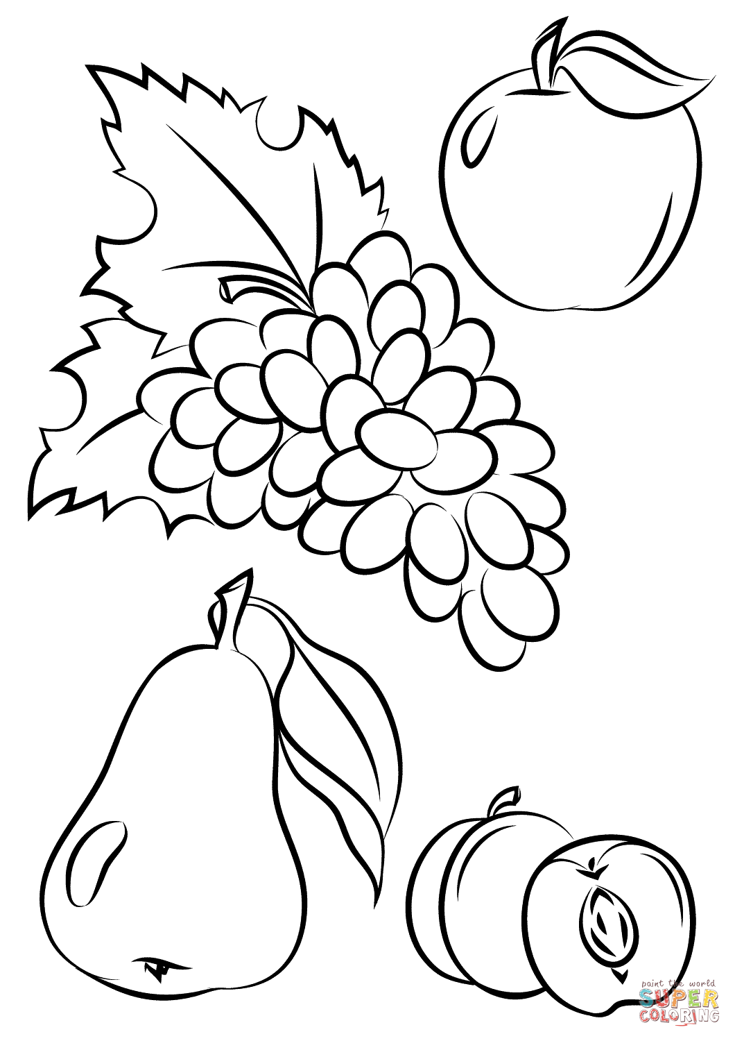 Fruits Coloring Pages Printable 6