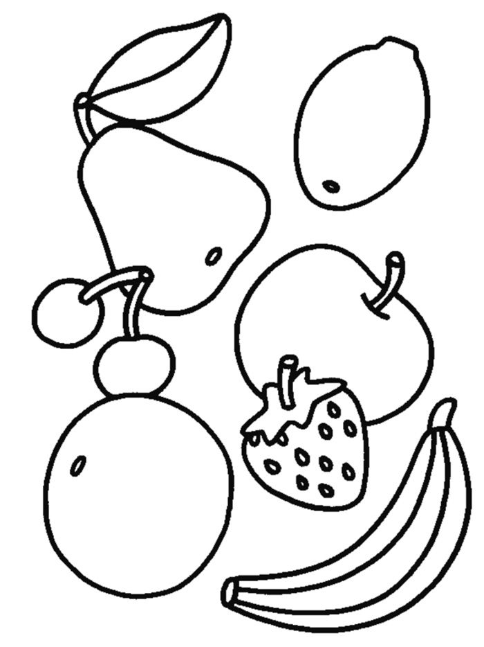 Fruits Coloring Pages Printable 82