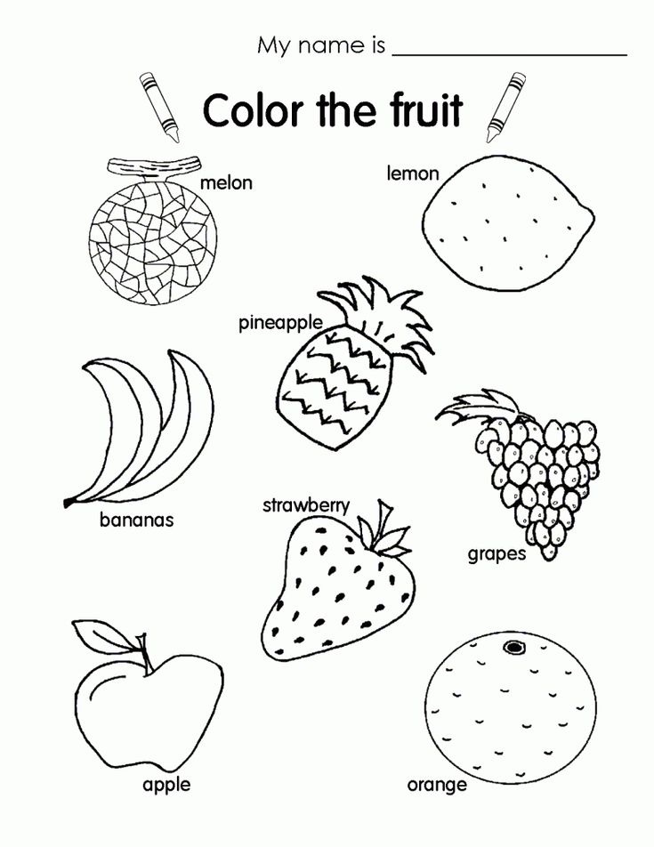 Fruits Coloring Pages Printable 85